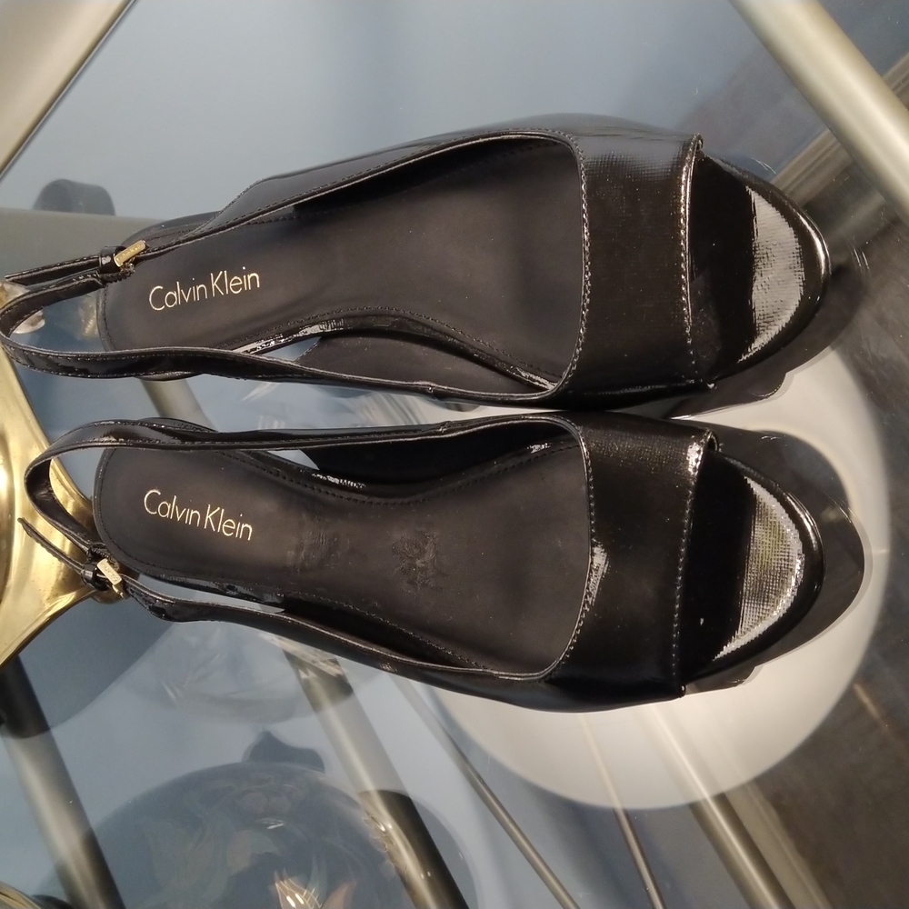 COPY - NWOT-CALVIN KLEIN Garena Open Toe Slingback Sandals